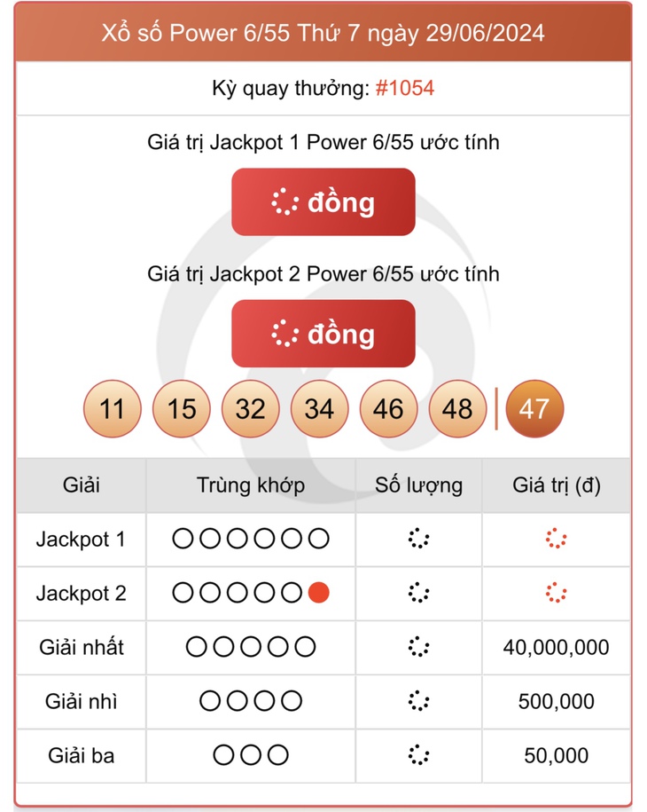 Vietlott 30/6 - Kết quả xổ số Vietlott hôm nay 30/6/2024 - Xổ số Mega 6/45 ngày 30/6- Ảnh 7. Vietlott 30/6 - Kết quả xổ số Vietlott hôm nay 30/6/2024 - Xổ số Mega 6/45 ngày 30/6- Ảnh 7.