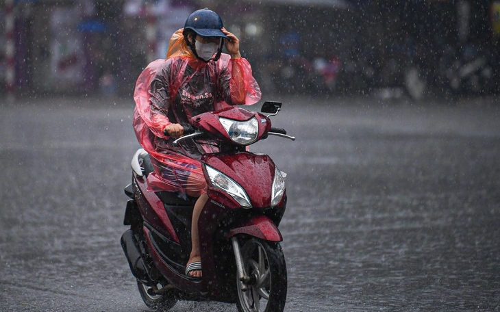 Tuần sau miền Bắc lại mưa dông dài ngày