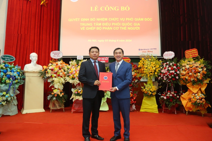 Bộ Y tế bổ nhiệm Phó Giám đốc Trung tâm Điều phối Quốc gia về ghép bộ phận cơ thể người- Ảnh 1.