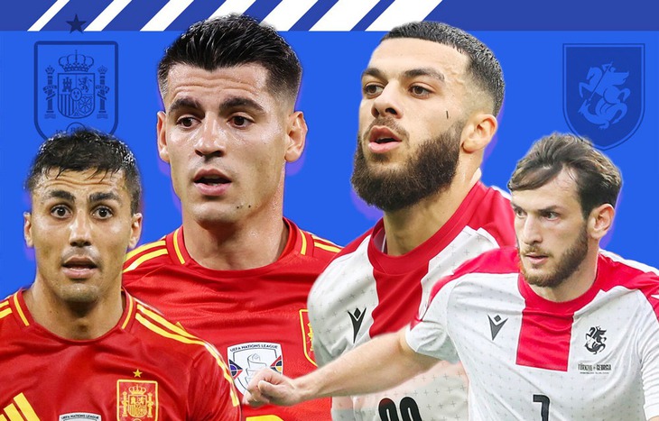 Nhận định, dự đoán tỉ số trận Tây Ban Nha vs Georgia: 'Bò tót' thị uy sức mạnh?- Ảnh 1. Nhận định, dự đoán tỉ số trận Tây Ban Nha vs Georgia: 'Bò tót' thị uy sức mạnh?- Ảnh 1.