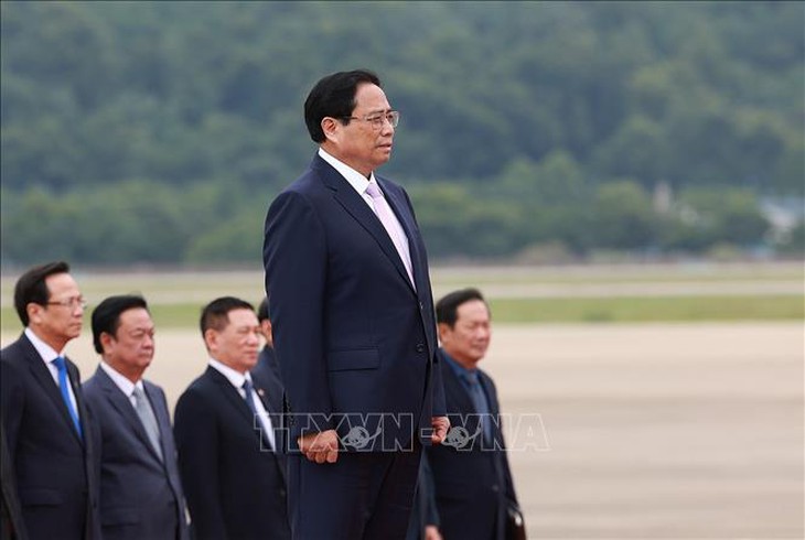 Lễ đón chính thức Thủ tướng Phạm Minh Chính và Phu nhân thăm Hàn Quốc- Ảnh 5.