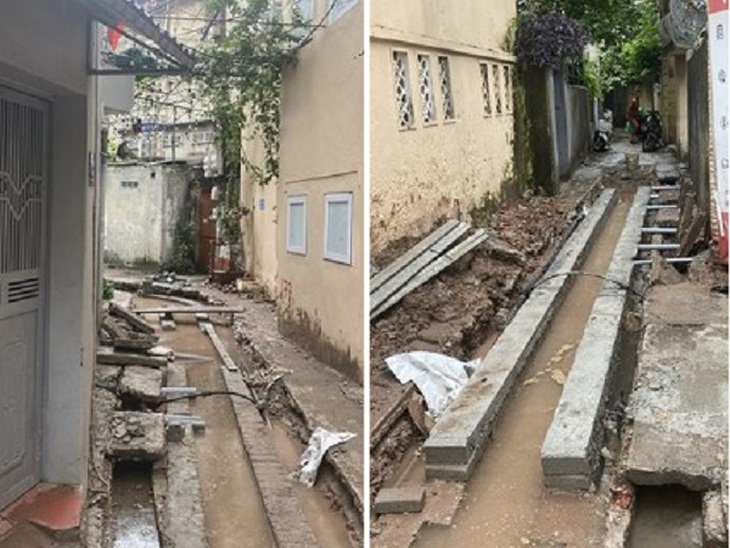 Hà Nội: Người dân phường Thịnh Liệt bức xúc vì đường cống làm mãi không xong- Ảnh 1. Hà Nội: Người dân phường Thịnh Liệt bức xúc vì đường cống làm mãi không xong- Ảnh 1.