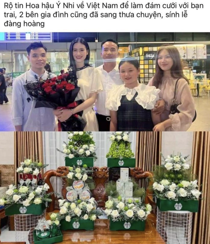 Ý Nhi bị đồn âm thầm làm lễ ăn hỏi, người thân phản ứng thế nào?- Ảnh 1. Ý Nhi bị đồn âm thầm làm lễ ăn hỏi, người thân phản ứng thế nào?- Ảnh 1.