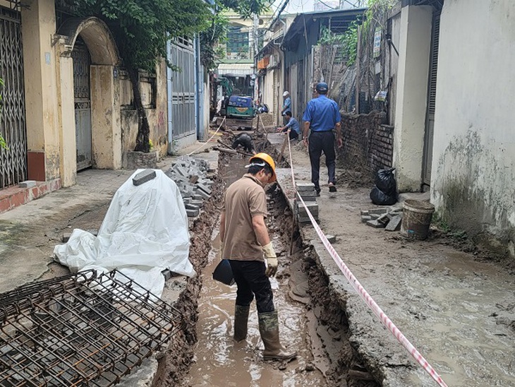 Hà Nội: Người dân phường Thịnh Liệt bức xúc vì đường cống làm mãi không xong- Ảnh 3. Hà Nội: Người dân phường Thịnh Liệt bức xúc vì đường cống làm mãi không xong- Ảnh 3.