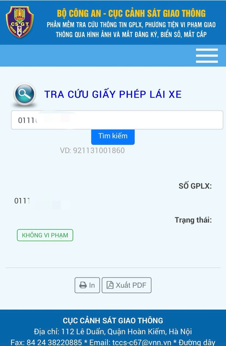 Đã có trường hợp bị xử phạt, tạm giữ giấy phép lái xe tích hợp trên VNeID- Ảnh 3.