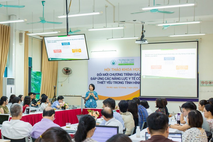 Đổi mới chương trình đào tạo đáp ứng các năng lực y tế công cộng thiết yếu trong tình hình mới- Ảnh 2. Đổi mới chương trình đào tạo đáp ứng các năng lực y tế công cộng thiết yếu trong tình hình mới- Ảnh 2.