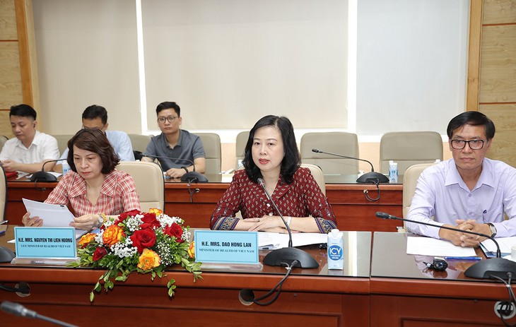 Bộ Y tế làm việc với WHO, UNICEF và Đại sứ quán Úc về phòng chống dịch sởi tại Việt Nam- Ảnh 1. Bộ Y tế làm việc với WHO, UNICEF và Đại sứ quán Úc về phòng chống dịch sởi tại Việt Nam- Ảnh 1.