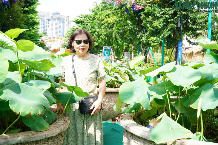 Người dân thích thú trải nghiệm Lễ hội Sen lần đầu có mặt tại Hà Nội- Ảnh 8. Người dân thích thú trải nghiệm Lễ hội Sen lần đầu có mặt tại Hà Nội- Ảnh 8.