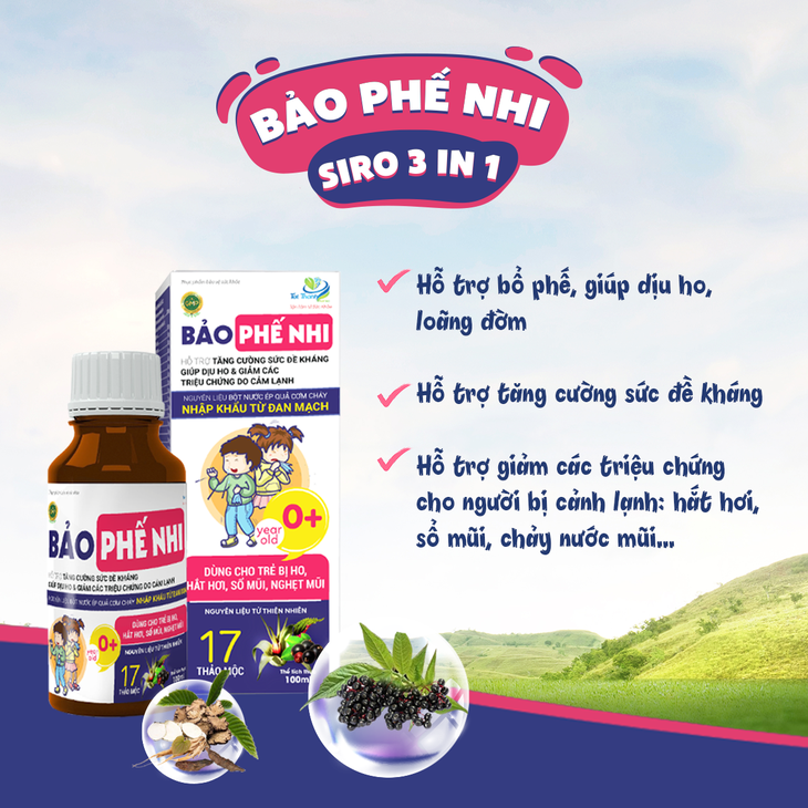 Bộ đôi hỗ trợ tăng sức đề kháng cho bé hay gặp các vấn đề về hô hấp trên như viêm mũi, viêm mũi dị ứng- Ảnh 3.
