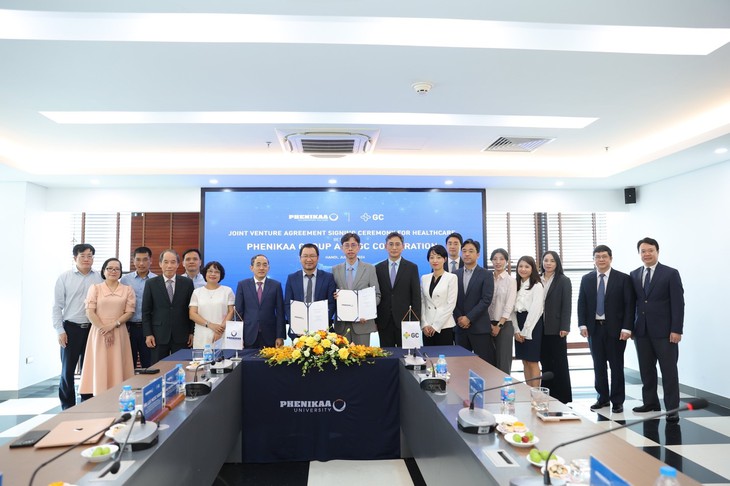 Tập đoàn Phenikaa liên doanh với Tập đoàn GC (Hàn Quốc) trong lĩnh vực chăm sóc sức khỏe- Ảnh 1. Tập đoàn Phenikaa liên doanh với Tập đoàn GC (Hàn Quốc) trong lĩnh vực chăm sóc sức khỏe- Ảnh 1.