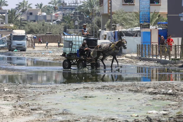 Phát hiện virus bại liệt trong nước thải ở Gaza- Ảnh 1.