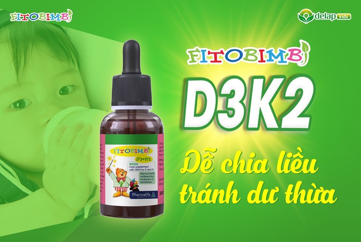 Trẻ dùng sữa công thức, cha mẹ cần chú ý điều chỉnh liều D3K2 cho con- Ảnh 2.