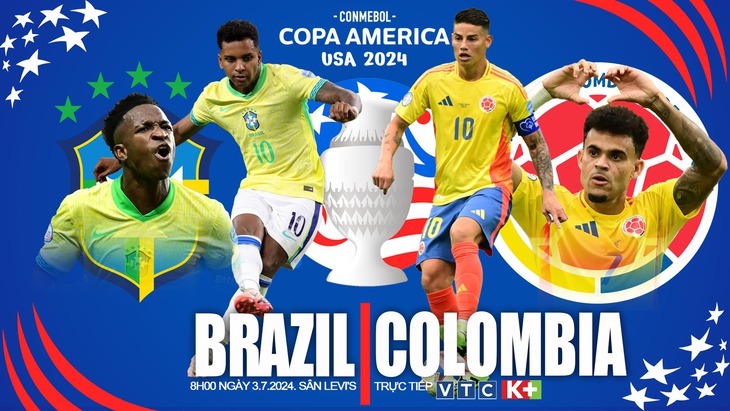 Nhận định, dự đoán tỉ số trận Brazil vs Colombia: Ngang tài ngang sức- Ảnh 1. Nhận định, dự đoán tỉ số trận Brazil vs Colombia: Ngang tài ngang sức- Ảnh 1.