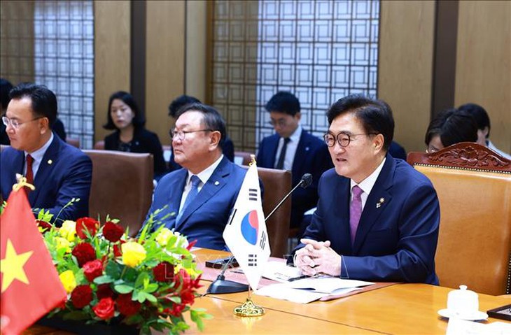 Thủ tướng Phạm Minh Chính hội kiến Chủ tịch Quốc hội Hàn Quốc Woo Won-shik- Ảnh 4. Thủ tướng Phạm Minh Chính hội kiến Chủ tịch Quốc hội Hàn Quốc Woo Won-shik- Ảnh 4.