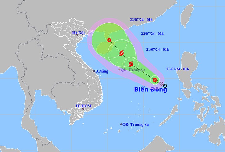 Áp thấp nhiệt đới trên Biển Đông có thể mạnh lên thành bão- Ảnh 2.