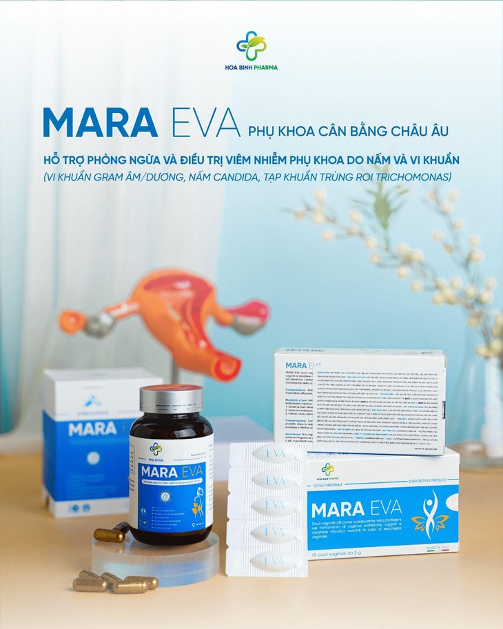 MARA EVA ứng dụng công nghệ châu Âu trong phòng ngừa và điều trị viêm âm đạo- Ảnh 1.