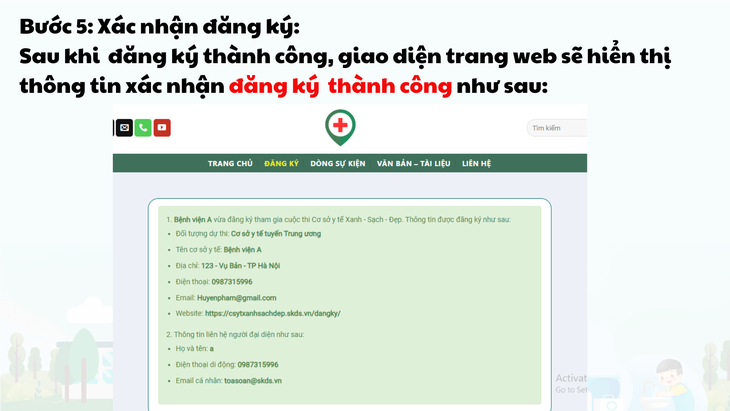 Hướng dẫn chi tiết cách đăng ký tham gia Cuộc thi 