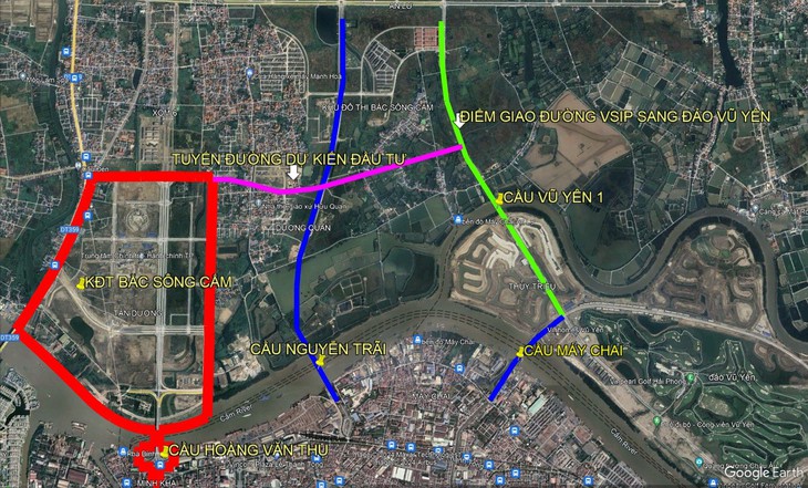 Hải Phòng chuẩn bị thêm một tuyến đường từ trung tâm hành chính mới sang đảo Vũ Yên- Ảnh 1.