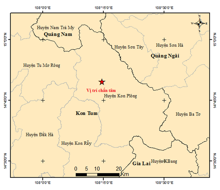 Động đất mạnh 5 độ ở Kon Tum, nhiều tỉnh miền Trung và Tây Nguyên rung lắc- Ảnh 2. Động đất mạnh 5 độ ở Kon Tum, nhiều tỉnh miền Trung và Tây Nguyên rung lắc- Ảnh 2.