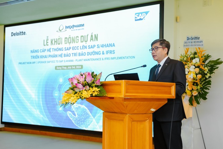 Imexpharm và Deloitte Việt Nam khởi động dự án nâng cấp hệ thống Sap Ecc lên Sap S/4hana và triển khai áp dụng IFRS- Ảnh 2. Imexpharm và Deloitte Việt Nam khởi động dự án nâng cấp hệ thống Sap Ecc lên Sap S/4hana và triển khai áp dụng IFRS- Ảnh 2.