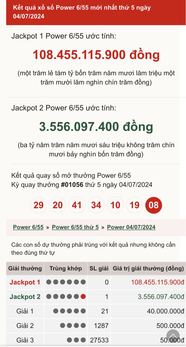 Vietlott 14/7 - Kết quả xổ số Vietlott hôm nay 14/7/2024 - Xổ số Mega 6/45 ngày 14/7- Ảnh 11.