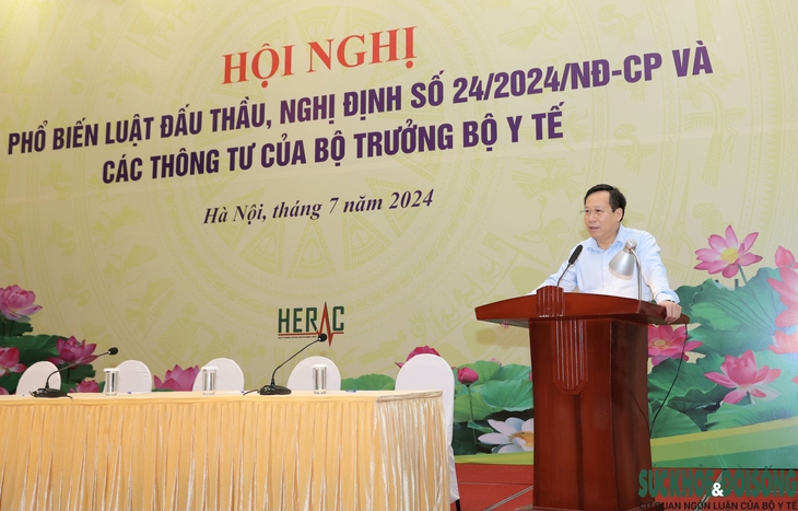 Bộ Y tế phổ biến, giải đáp nhiều vấn đề về đấu thầu, mua sắm của các cơ sở y tế- Ảnh 1.