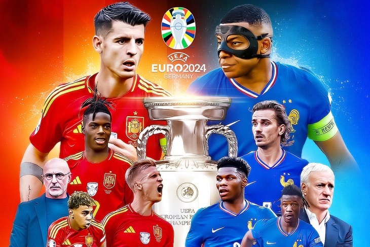 Lịch thi đấu EURO 2024 hôm nay ngày 9/7 - ngày 10/7: Vòng bán kết rực lửa- Ảnh 1. Lịch thi đấu EURO 2024 hôm nay ngày 9/7 - ngày 10/7: Vòng bán kết rực lửa- Ảnh 1.