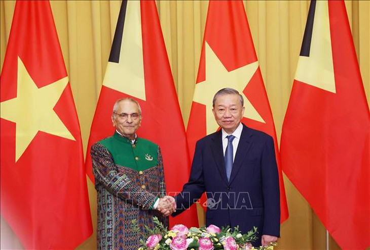 Chủ tịch nước Tô Lâm hội đàm với Tổng thống Timor Leste- Ảnh 1. Chủ tịch nước Tô Lâm hội đàm với Tổng thống Timor Leste- Ảnh 1.