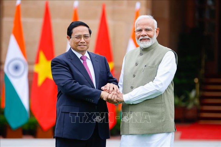 Thủ tướng Phạm Minh Chính gặp hẹp Thủ tướng Ấn Độ Narendra Modi- Ảnh 2.