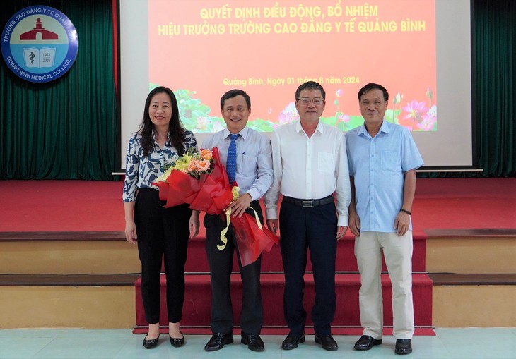 Trường Cao đẳng Y tế Quảng Bình có tân hiệu trưởng- Ảnh 1. Trường Cao đẳng Y tế Quảng Bình có tân hiệu trưởng- Ảnh 1.