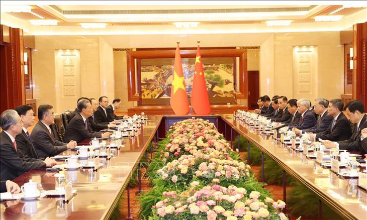 Tổng Bí thư, Chủ tịch nước Tô Lâm hội kiến Ủy viên trưởng Nhân đại toàn quốc Trung Quốc- Ảnh 2. Tổng Bí thư, Chủ tịch nước Tô Lâm hội kiến Ủy viên trưởng Nhân đại toàn quốc Trung Quốc- Ảnh 2.
