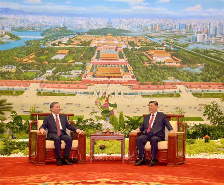 Hội đàm cấp cao giữa Tổng Bí thư, Chủ tịch nước Việt Nam và Trung Quốc- Ảnh 7. Hội đàm cấp cao giữa Tổng Bí thư, Chủ tịch nước Việt Nam và Trung Quốc- Ảnh 7.
