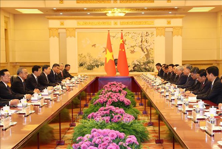Tổng Bí thư, Chủ tịch nước Tô Lâm hội kiến Chủ tịch Chính hiệp toàn quốc Trung Quốc- Ảnh 2. Tổng Bí thư, Chủ tịch nước Tô Lâm hội kiến Chủ tịch Chính hiệp toàn quốc Trung Quốc- Ảnh 2.