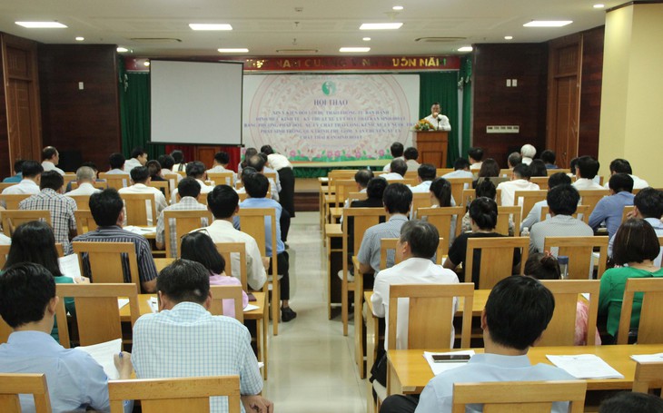 Cục Kiểm soát ô nhiễm môi trường – Bộ Tài nguyên và Môi trường tổ chức hội thảo tại TPHCM. Ảnh: Xuân Dự Cục Kiểm soát ô nhiễm môi trường – Bộ Tài nguyên và Môi trường tổ chức hội thảo tại TPHCM. Ảnh: Xuân Dự