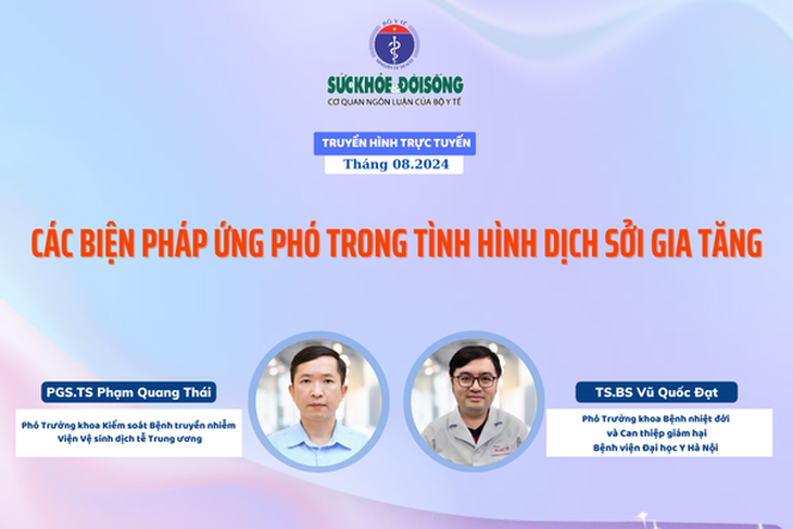 Truyền hình trực tuyến: Các biện pháp ứng phó trong tình hình dịch sởi gia tăng- Ảnh 1.