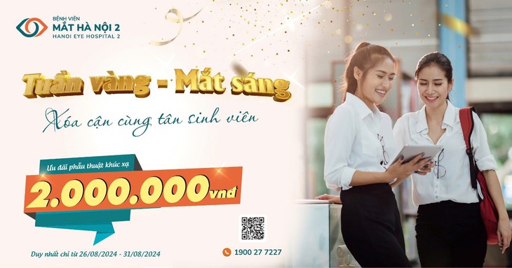 Tuần vàng "mắt sáng - xóa cận" cùng tân sinh viên- Ảnh 1.