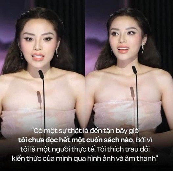 Kỳ Duyên gây thất vọng với phát ngôn 'Tôi chưa đọc hết một cuốn sách nào'- Ảnh 1. Kỳ Duyên gây thất vọng với phát ngôn 'Tôi chưa đọc hết một cuốn sách nào'- Ảnh 1.