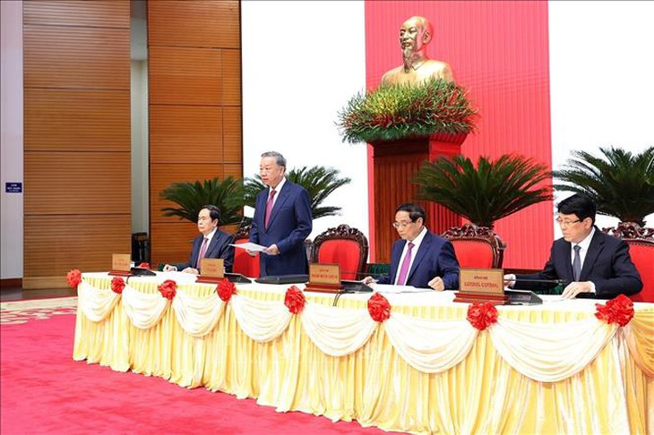 Khai mạc Hội nghị Ban Chấp hành Trung ương khóa XIII- Ảnh 3. Khai mạc Hội nghị Ban Chấp hành Trung ương khóa XIII- Ảnh 3.