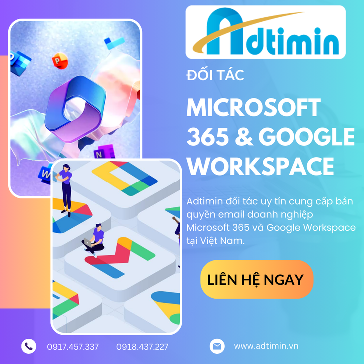 Adtimin - Đối tác cung cấp bản quyền email doanh nghiệp uy tín tại Việt Nam- Ảnh 1.