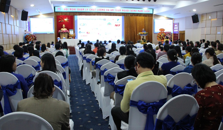 Hội nghị Quản lý chất lượng và An toàn người bệnh năm 2024. Ảnh: Xuân Dự