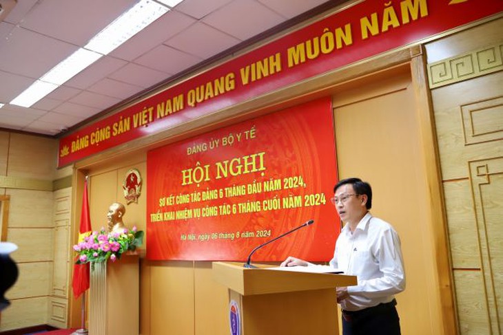 Đảng ủy Bộ Y tế: Phấn đấu hoàn thành tốt các nhiệm vụ chính trị 6 tháng cuối năm 2024- Ảnh 2.