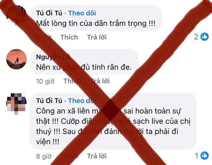 Hải Dương: Bình luận sai sự thật về công an xã đánh người, một thanh niên bị xử phạt - Ảnh 1. Hải Dương: Bình luận sai sự thật về công an xã đánh người, một thanh niên bị xử phạt - Ảnh 1.