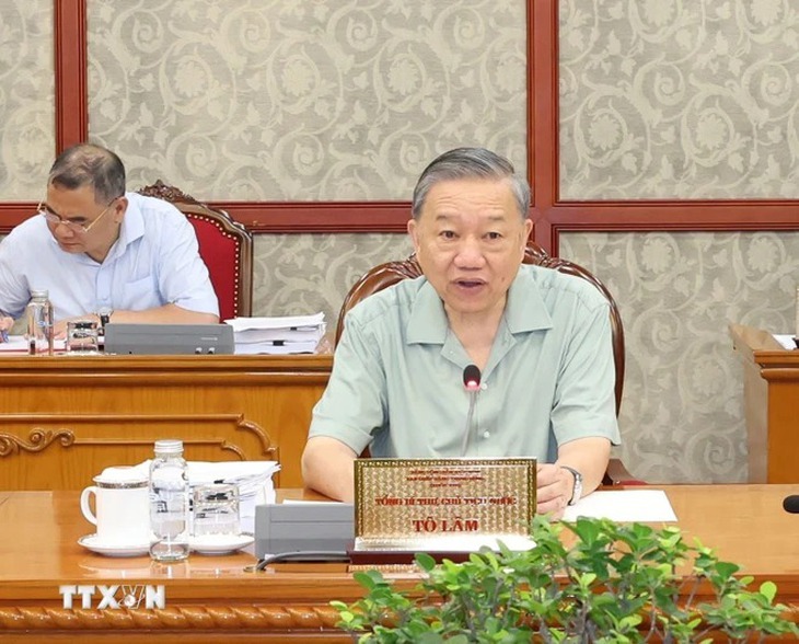 Tổng Bí thư, Chủ tịch nước Tô Lâm chủ trì Phiên họp thường kỳ Bộ Chính trị- Ảnh 2. Tổng Bí thư, Chủ tịch nước Tô Lâm chủ trì Phiên họp thường kỳ Bộ Chính trị- Ảnh 2.