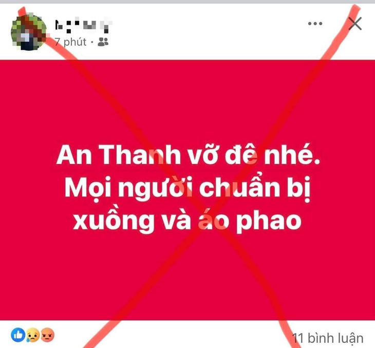 Triệu tập hàng loạt chủ Facebook đăng thông tin sai sự thật 'vỡ đê ở Hải Dương'- Ảnh 1. Triệu tập hàng loạt chủ Facebook đăng thông tin sai sự thật 'vỡ đê ở Hải Dương'- Ảnh 1.