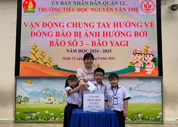 Thiếu nhi TPHCM chung tay hướng về miền Bắc ruột thịt- Ảnh 5.
