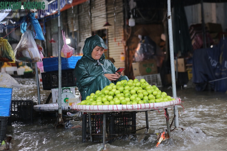 Nước dâng cao gây ngập sâu, tiểu thương chợ Vinh tất tả 'chạy đồ' lên cao- Ảnh 9. Nước dâng cao gây ngập sâu, tiểu thương chợ Vinh tất tả 'chạy đồ' lên cao- Ảnh 9.