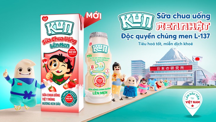 Sữa chua uống KUN Men Nhật, giúp trẻ có hệ tiêu hóa khỏe mạnh- Ảnh 2. Sữa chua uống KUN Men Nhật, giúp trẻ có hệ tiêu hóa khỏe mạnh- Ảnh 2.