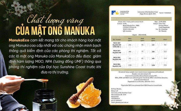 ManukaEco - Tinh túy mật ong Manuka từ thiên nhiên Úc- Ảnh 2. ManukaEco - Tinh túy mật ong Manuka từ thiên nhiên Úc- Ảnh 2.