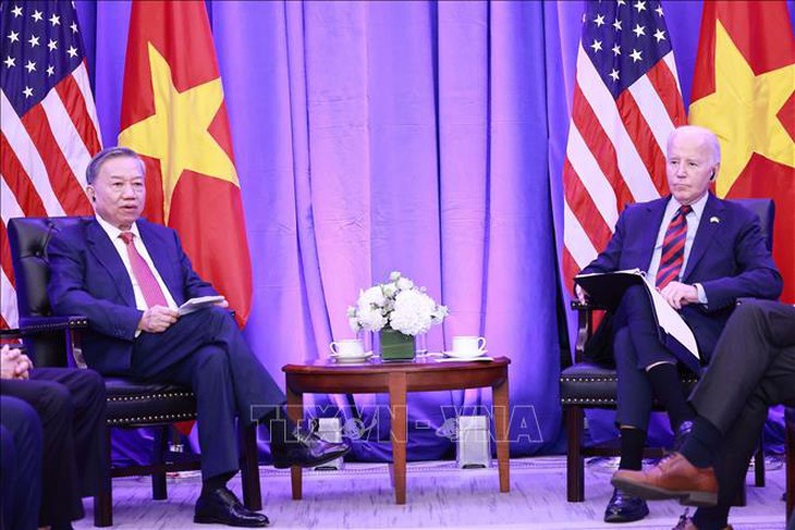 Tổng Bí thư, Chủ tịch nước Tô Lâm gặp Tổng thống Hoa Kỳ Joe Biden- Ảnh 1. Tổng Bí thư, Chủ tịch nước Tô Lâm gặp Tổng thống Hoa Kỳ Joe Biden- Ảnh 1.