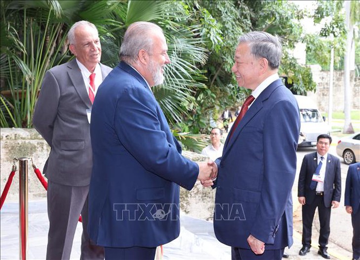 Tổng Bí thư, Chủ tịch nước Tô Lâm hội kiến Thủ tướng Cuba Manuel Marreo Cruz- Ảnh 1. Tổng Bí thư, Chủ tịch nước Tô Lâm hội kiến Thủ tướng Cuba Manuel Marreo Cruz- Ảnh 1.